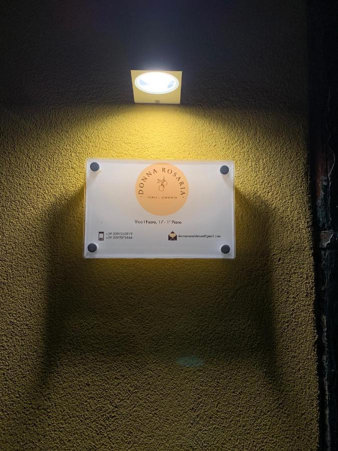 Ferienwohnung Donna Rosaria House Sorrent Exterior foto